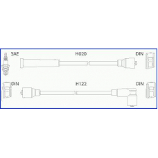 134223 Huco Ккомплект проводов зажигания