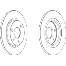DDF335-1 FERODO Тормозной диск
