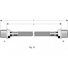 PHC185 TRW Тормозной шланг