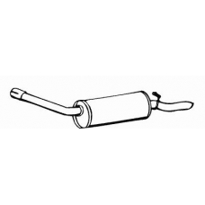 14605 FONOS Глушитель выхлопных газов конечный