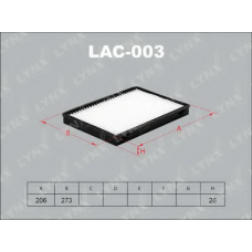 LAC-003 LYNX Cалонный фильтр