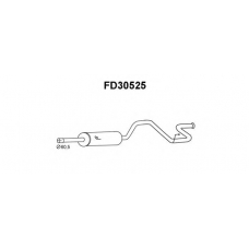 FD30525 VENEPORTE Глушитель выхлопных газов конечный