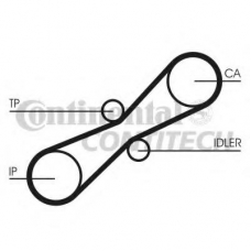 CT791K1 CONTITECH Комплект ремня грм