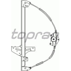 721 758 TOPRAN Подъемное устройство для окон