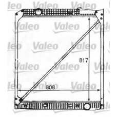 732215 VALEO Радиатор, охлаждение двигателя