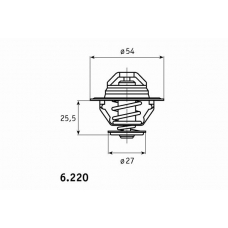 B.316.83 BEHR Термостат, охлаждающая жидкость