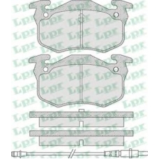 05P738 LPR Комплект тормозных колодок, дисковый тормоз