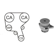 WPK-158301 AIRTEX Водяной насос + комплект зубчатого ремня
