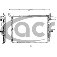 300380 ACR Конденсатор, кондиционер