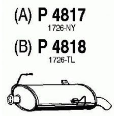 P4818 FENNO Глушитель выхлопных газов конечный