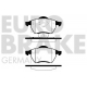 5502229985 EUROBRAKE Комплект тормозных колодок, дисковый тормоз