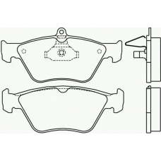 T1079 PAGID Комплект тормозных колодок, дисковый тормоз