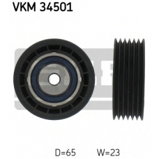 VKM 34501 SKF Паразитный / ведущий ролик, поликлиновой ремень