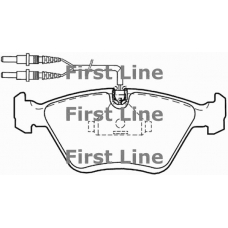 FBP1202 FIRST LINE Комплект тормозных колодок, дисковый тормоз