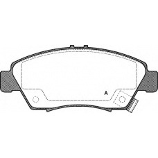 BPA0418.02 OPEN PARTS Комплект тормозных колодок, дисковый тормоз