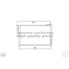 H559-27 ASHUKI Конденсатор, кондиционер