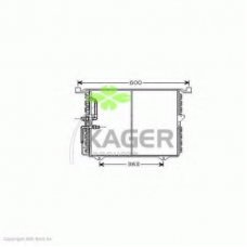 94-5769 KAGER Конденсатор, кондиционер