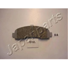 PA-012AF JAPANPARTS Комплект тормозных колодок, дисковый тормоз