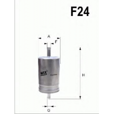 WF8333 QUINTON HAZELL Фильтр топливный