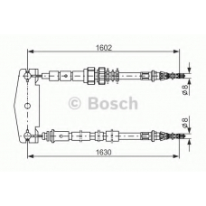 1 987 477 232 BOSCH Трос, стояночная тормозная система