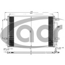 300511 ACR Конденсатор, кондиционер
