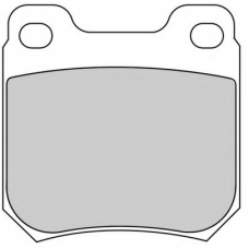 DBP251117 DURON Комплект тормозных колодок, дисковый тормоз
