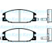 BP-3500 KAVO PARTS Комплект тормозных колодок, дисковый тормоз