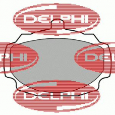 LP7 DELPHI Комплект тормозных колодок, дисковый тормоз