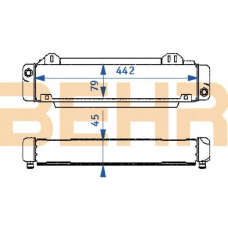 2303091 BEHR Motor oil cooler