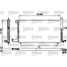 816741 VALEO Конденсатор, кондиционер