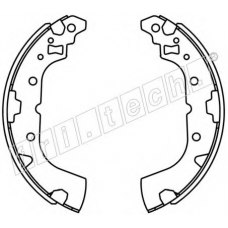 1064.182 fri.tech. Комплект тормозных колодок, стояночная тормозная с