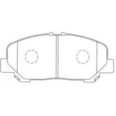 A1N139 AISIN Комплект тормозных колодок, дисковый тормоз