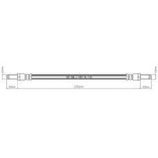 VBH399 MOTAQUIP Тормозной шланг