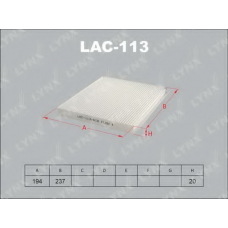 LAC-113 LYNX Cалонный фильтр