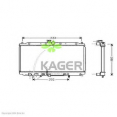 31-1920 KAGER Радиатор, охлаждение двигателя