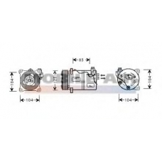 6059K059 SCHLIECKMANN Компрессор, кондиционер