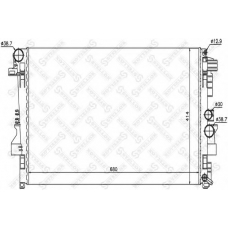 10-25401-SX STELLOX Радиатор, охлаждение двигателя