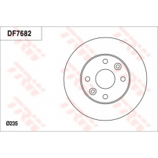 DF7682 TRW Тормозной диск