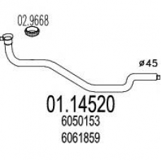 01.14520 MTS Труба выхлопного газа