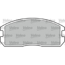 551705 VALEO Комплект тормозных колодок, дисковый тормоз