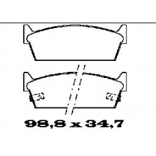 BL1295A2 FTE Колодки тормозные