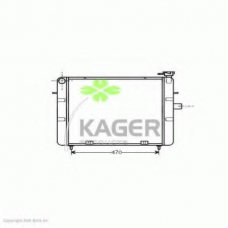 31-3028 KAGER Радиатор, охлаждение двигателя