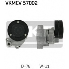VKMCV 57002 SKF Натяжной ролик, поликлиновой  ремень