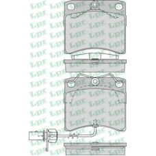05P984 LPR Комплект тормозных колодок, дисковый тормоз