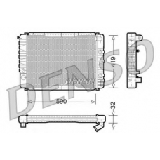 DRM33003 DENSO Радиатор, охлаждение двигателя