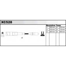 XC528 QUINTON HAZELL Комплект проводов зажигания