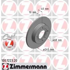 100.1223.20 ZIMMERMANN Тормозной диск