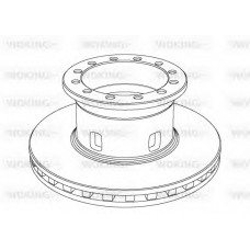 NSA1020.20 WOKING Тормозной диск