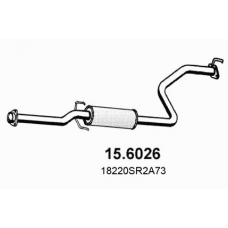 15.6026 ASSO Средний глушитель выхлопных газов