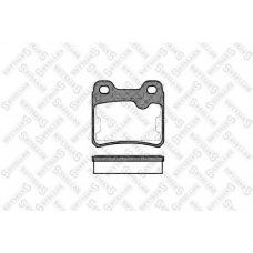 293 010-SX STELLOX Комплект тормозных колодок, дисковый тормоз